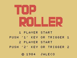 Top Roller Title Screen